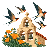 Swallows Depart from San Juan Capistrano Day
